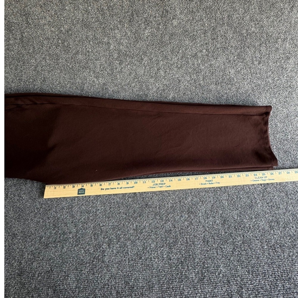 Quince Ultra-Stretch Ponte Straight Leg Pants Brown XL X-Petite - Picture 7 of 7